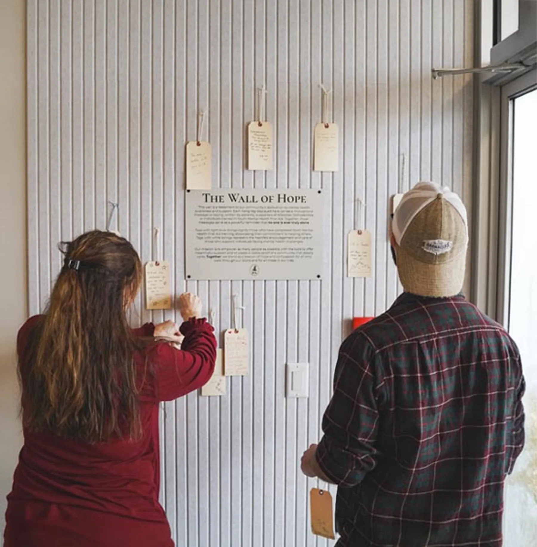 The Wall of Hope at Wiktorski Orthodontics
