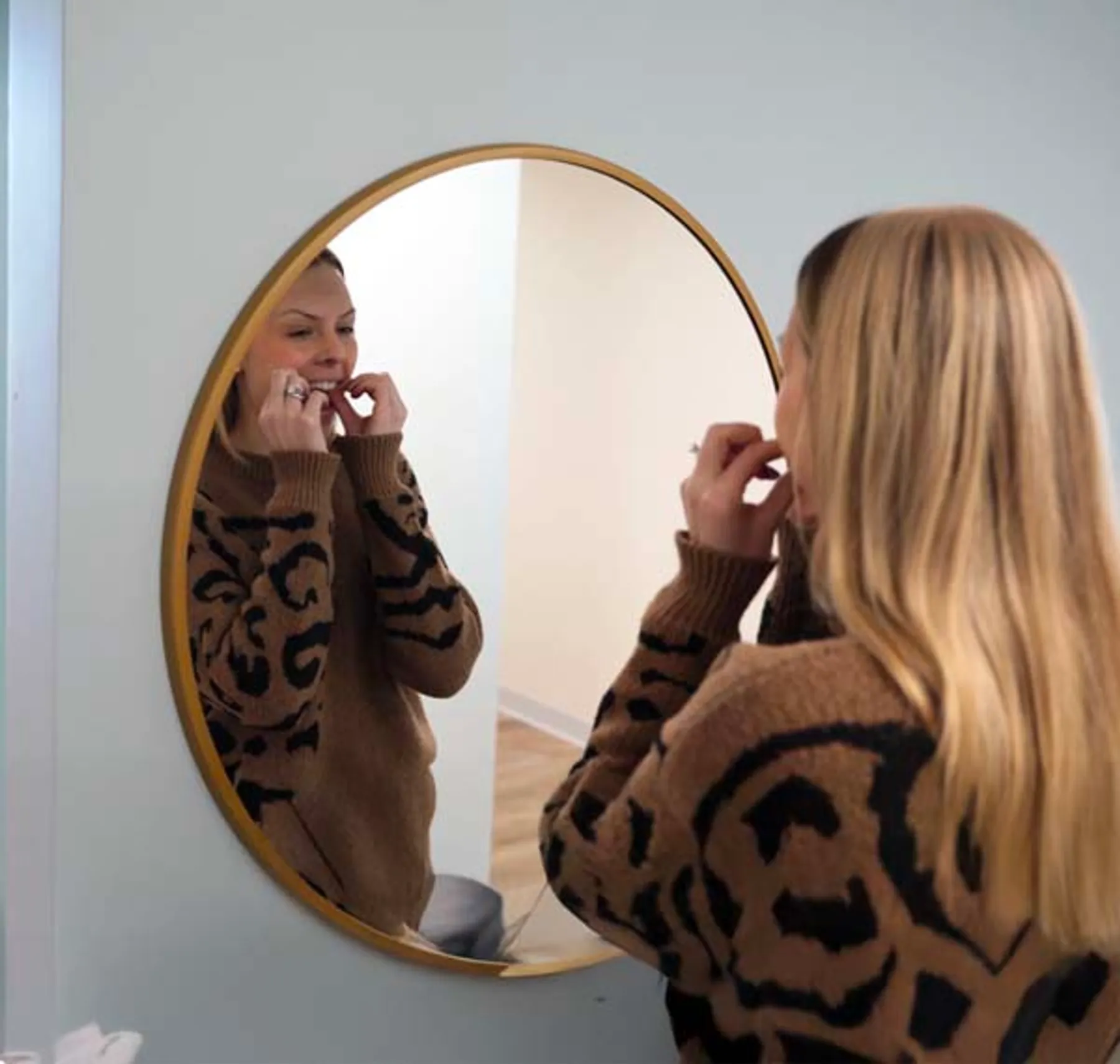 An adult patient reviewing treatment at Wiktorski Orthodontics